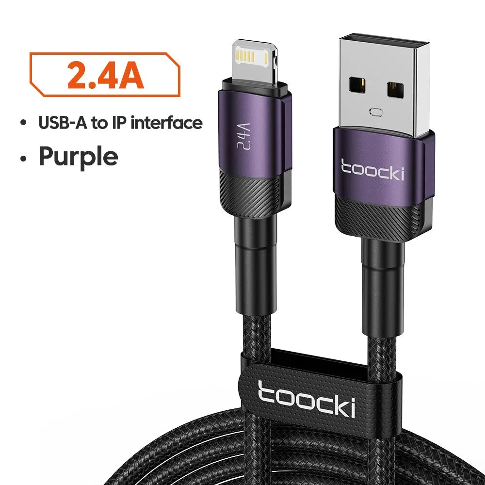 High-Speed USB Type C Fast Charging Cable for iPhone 15/14/13/12/11 & Huawei P40/P30 - Durable, Versatile, and Certified for Safety