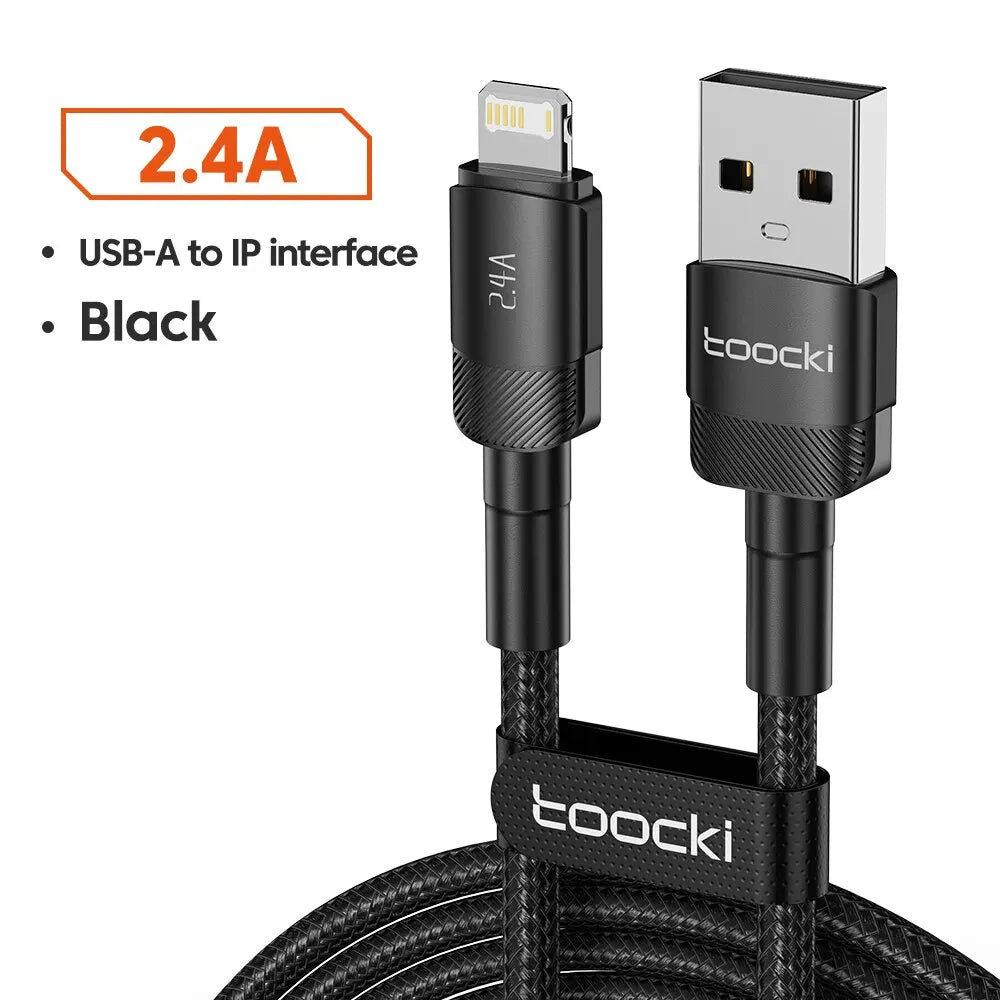 High-Speed USB Type C Fast Charging Cable for iPhone 15/14/13/12/11 & Huawei P40/P30 - Durable, Versatile, and Certified for Safety
