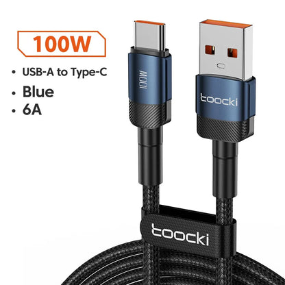 High-Speed USB Type C Fast Charging Cable for iPhone 15/14/13/12/11 & Huawei P40/P30 - Durable, Versatile, and Certified for Safety