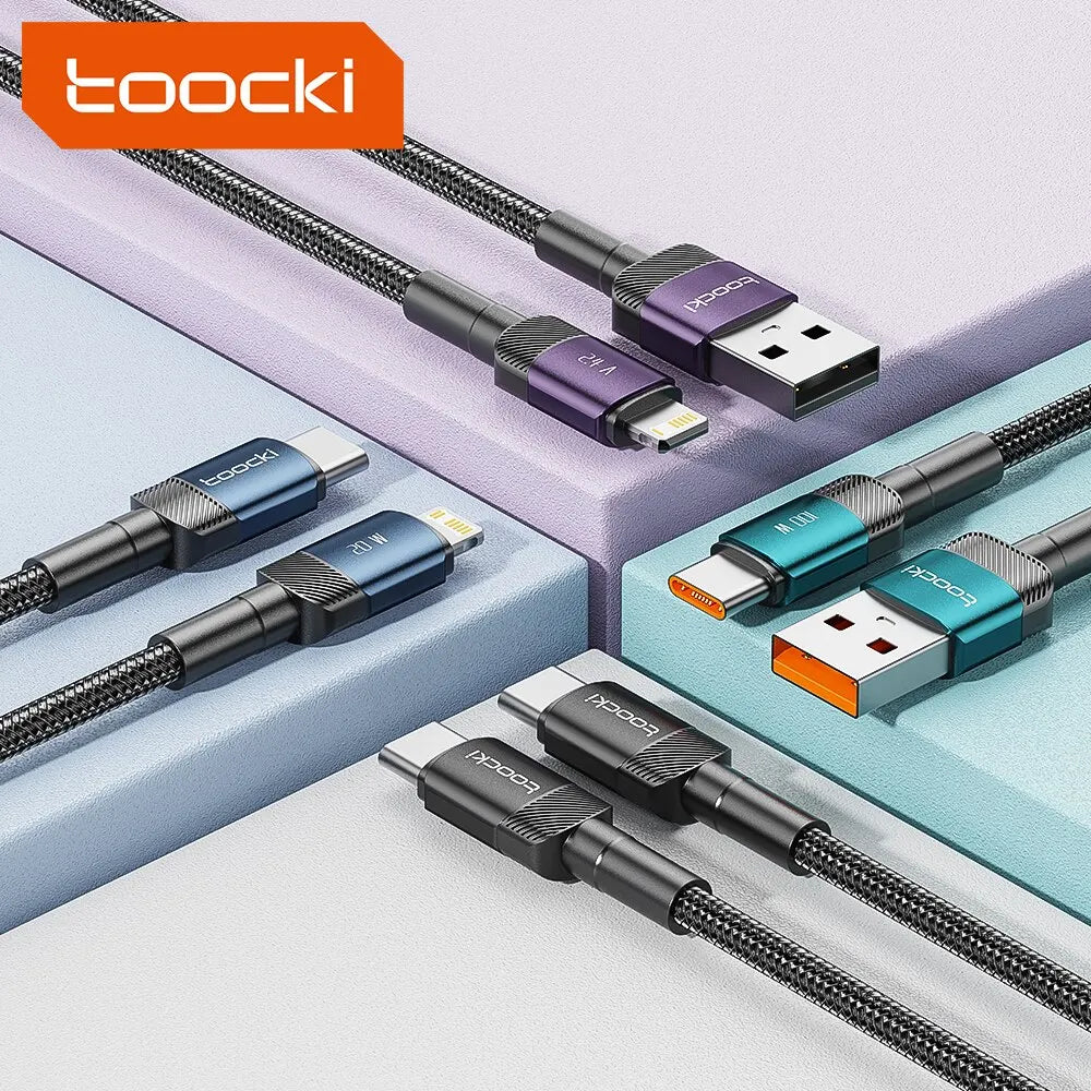 High-Speed USB Type C Fast Charging Cable for iPhone 15/14/13/12/11 & Huawei P40/P30 - Durable, Versatile, and Certified for Safety